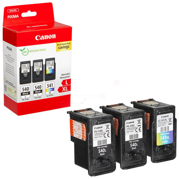 Canon Tinte PG-540L x2/CL-541XL schwarz/dreifarbig