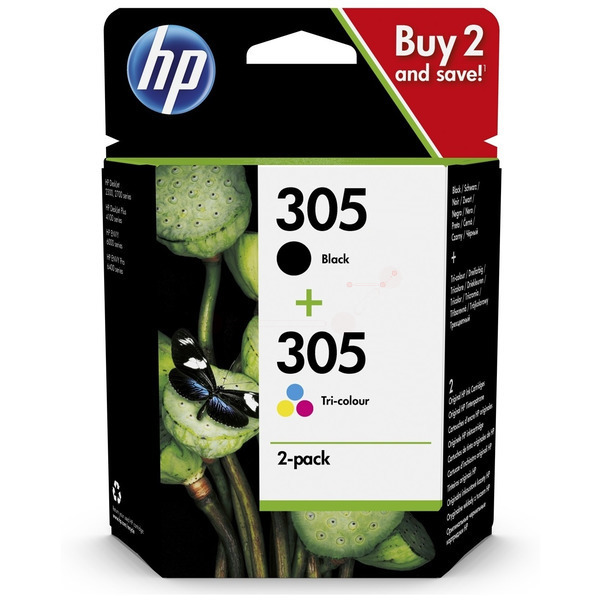 HP Druckkopf mit Tinte 305 schwarz/dreifarbig