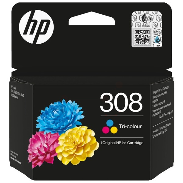 HP Druckkopf mit Tinte 308 dreifarbig